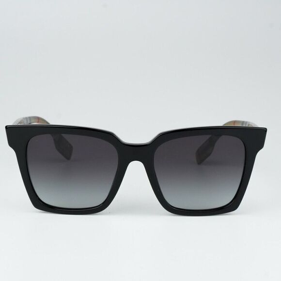 NEW Burberry BE4335 39298G Black Grey Square Women Sunglasses BE 4335 main image 6